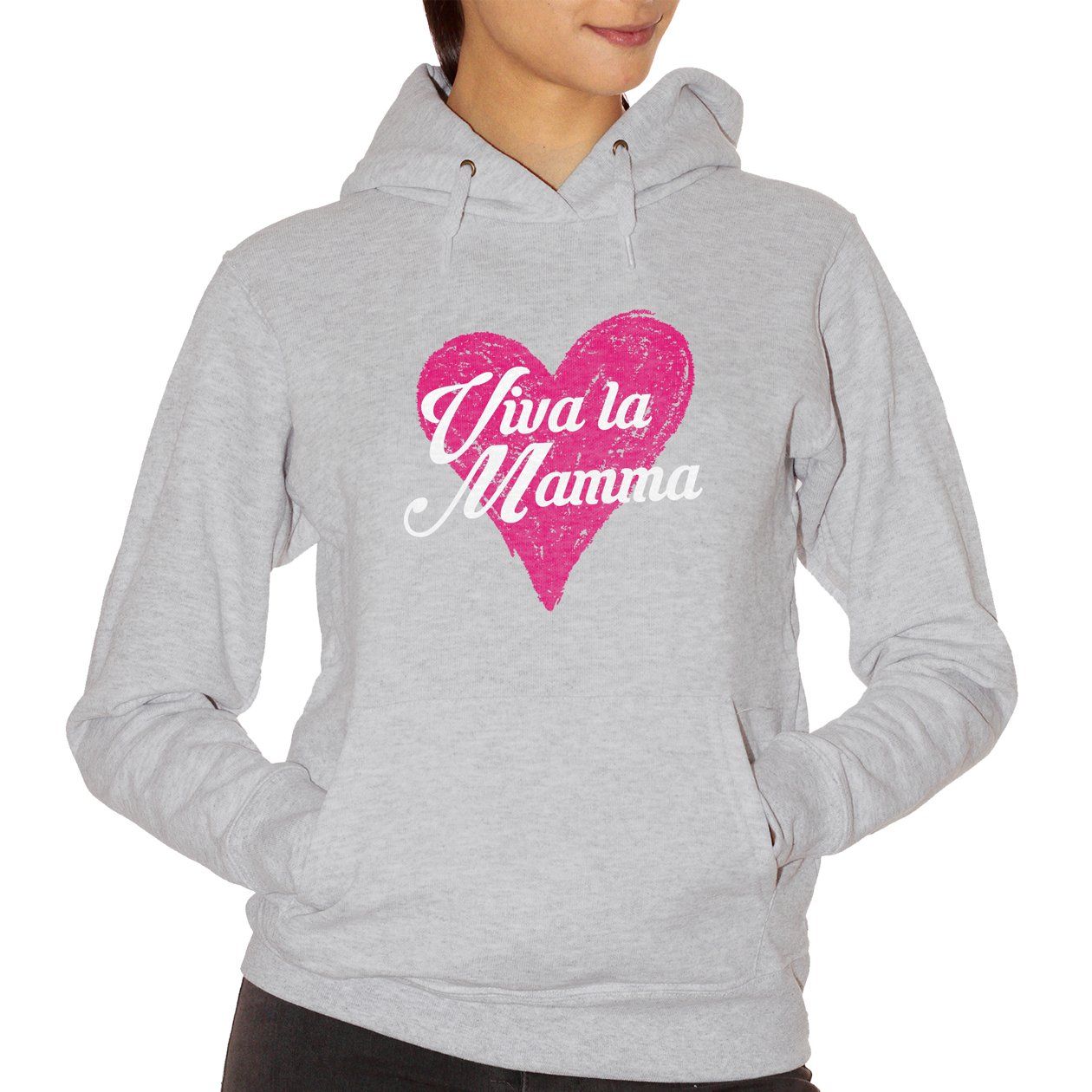 Felpa Viva La Mamma Love - DIVERTENTE Choose ur – CUC chooseurcolor