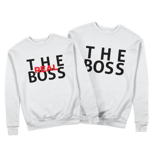 CUC GIROCOLLO SAN VALENTINO THE BOSS - THE REAL BOSS - REGALO PER COPPIA - UNISEX #chooseurcolor