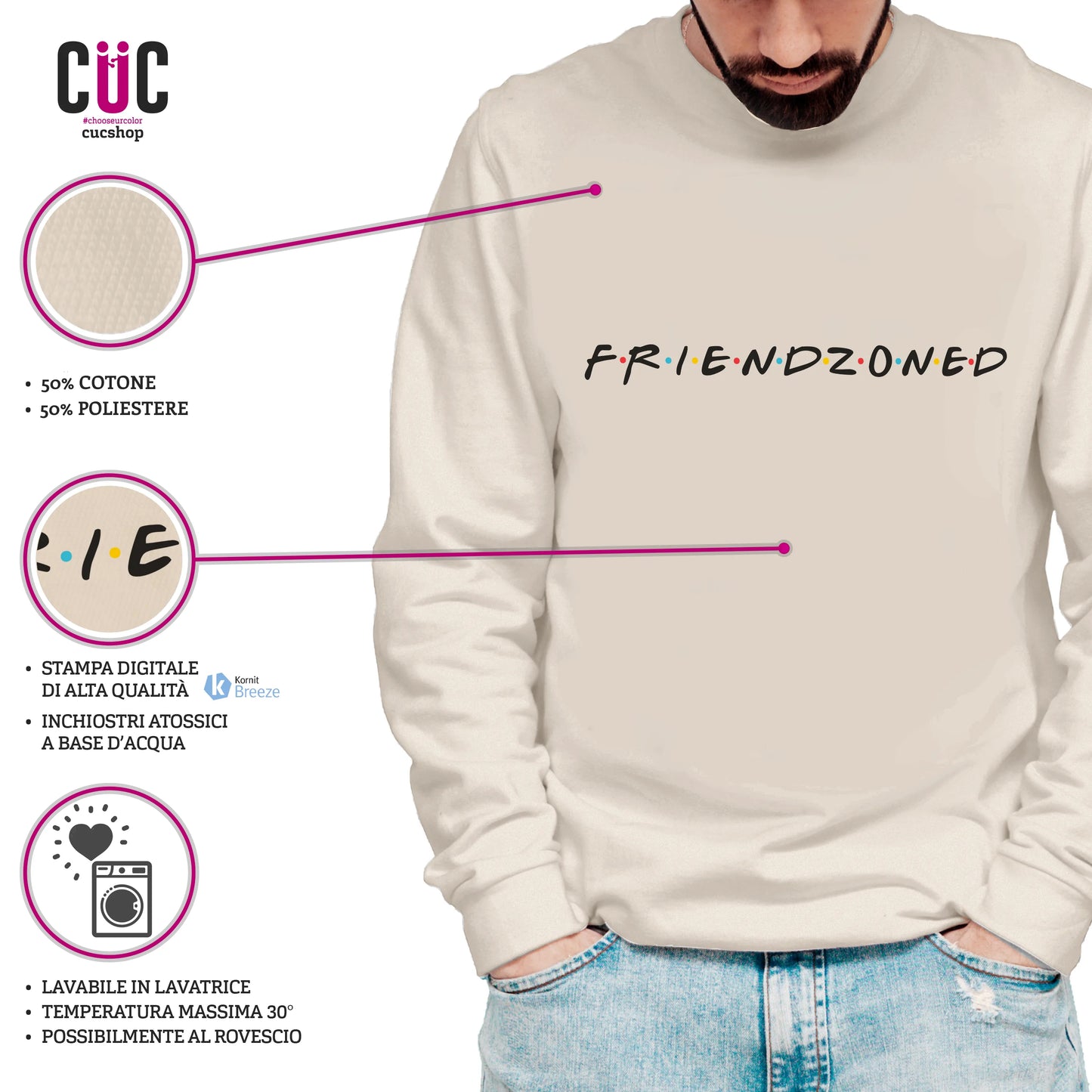 CUC GIROCOLLO SAN VALENTINO FRIENDZONED - Unisex #chooseurcolor