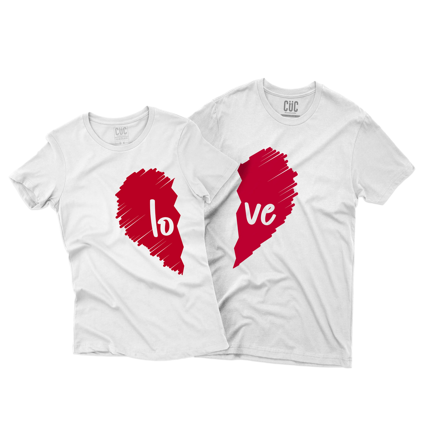 CUC T-SHIRT SAN VALENTINO LOVE - REGALO PER COPPIA -  #chooseurcolor