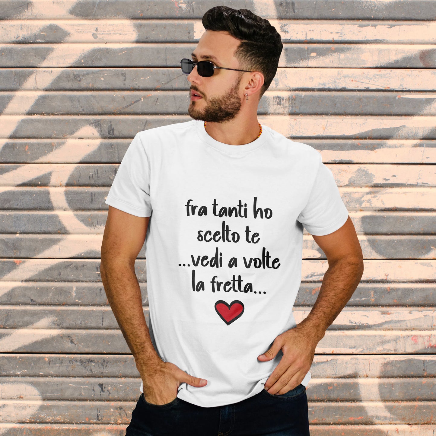 CUC T-SHIRT SAN VALENTINO FRA TANTI HO SCELTO TE - #chooseurcolor