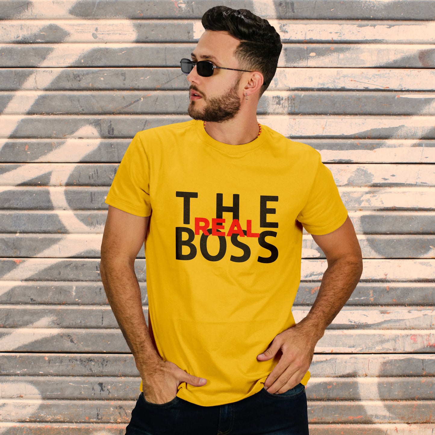 CUC T-SHIRT SAN VALENTINO THE BOSS - THE REAL BOSS - REGALO PER COPPIA -  #chooseurcolor