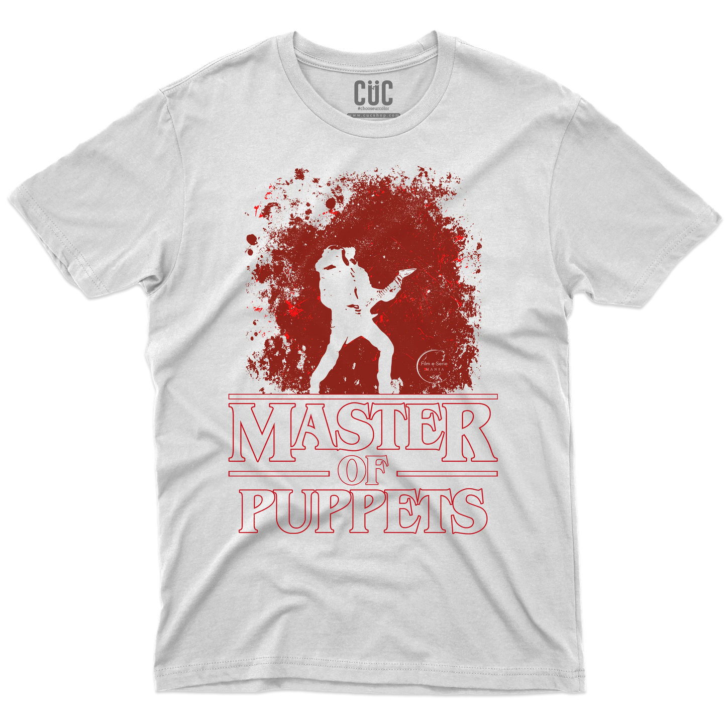 CUC T-SHIRT FILM E SERIE MANIA - EDDIE MASTER OF PUPPETS - STRANGER - SERIE TV #chooseurcolor