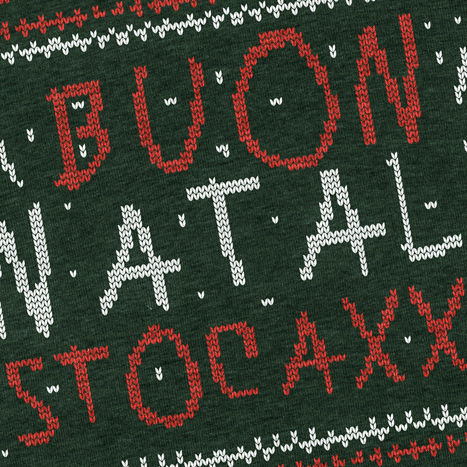 Felpa Girocollo BUON NATALE STOCAX - Felpa Natalizia Brutta - Natale # –  CUC chooseurcolor