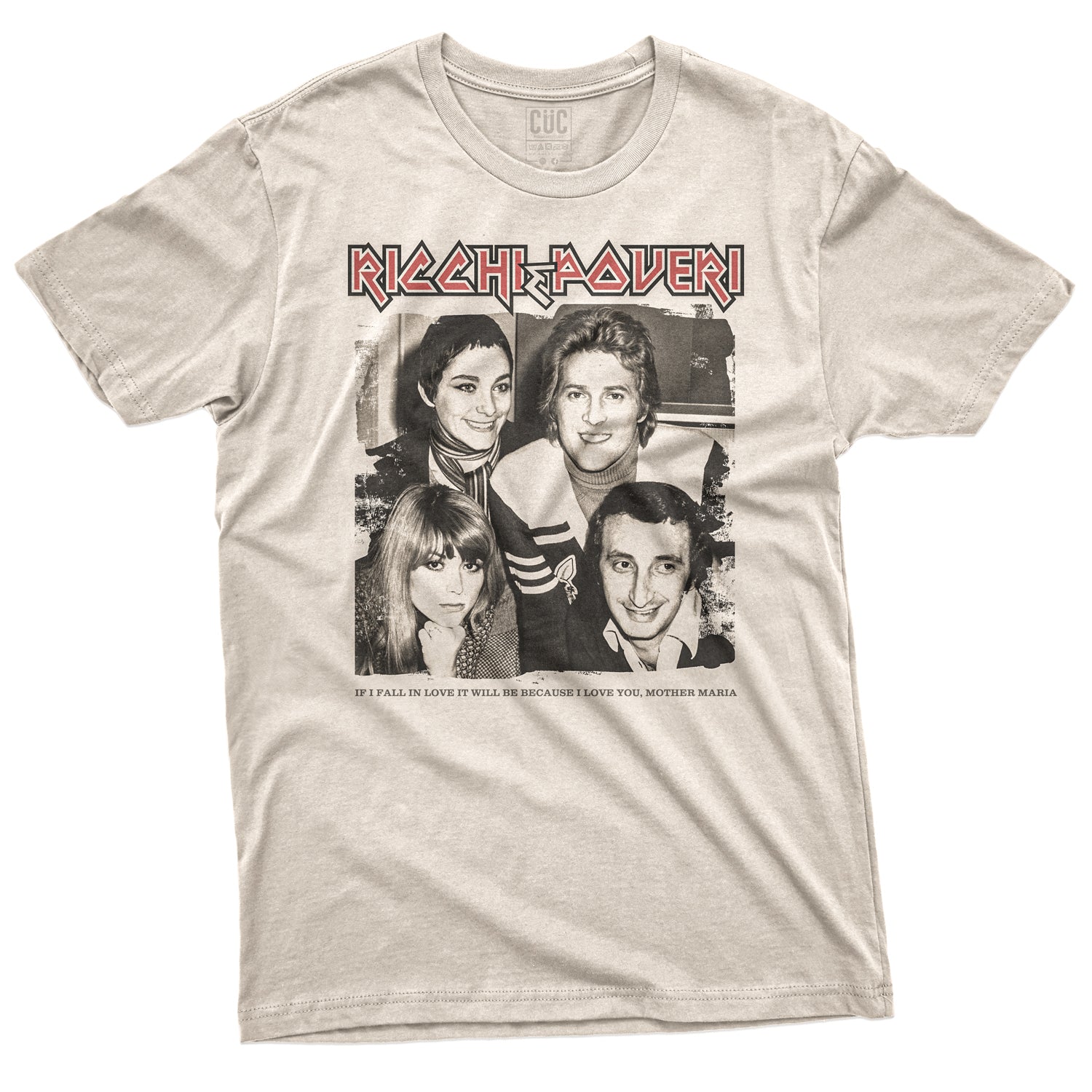 CUC T Shirt RICCHI E POVERI Iron Maiden Sanremo chooseurcolor CUC chooseurcolor