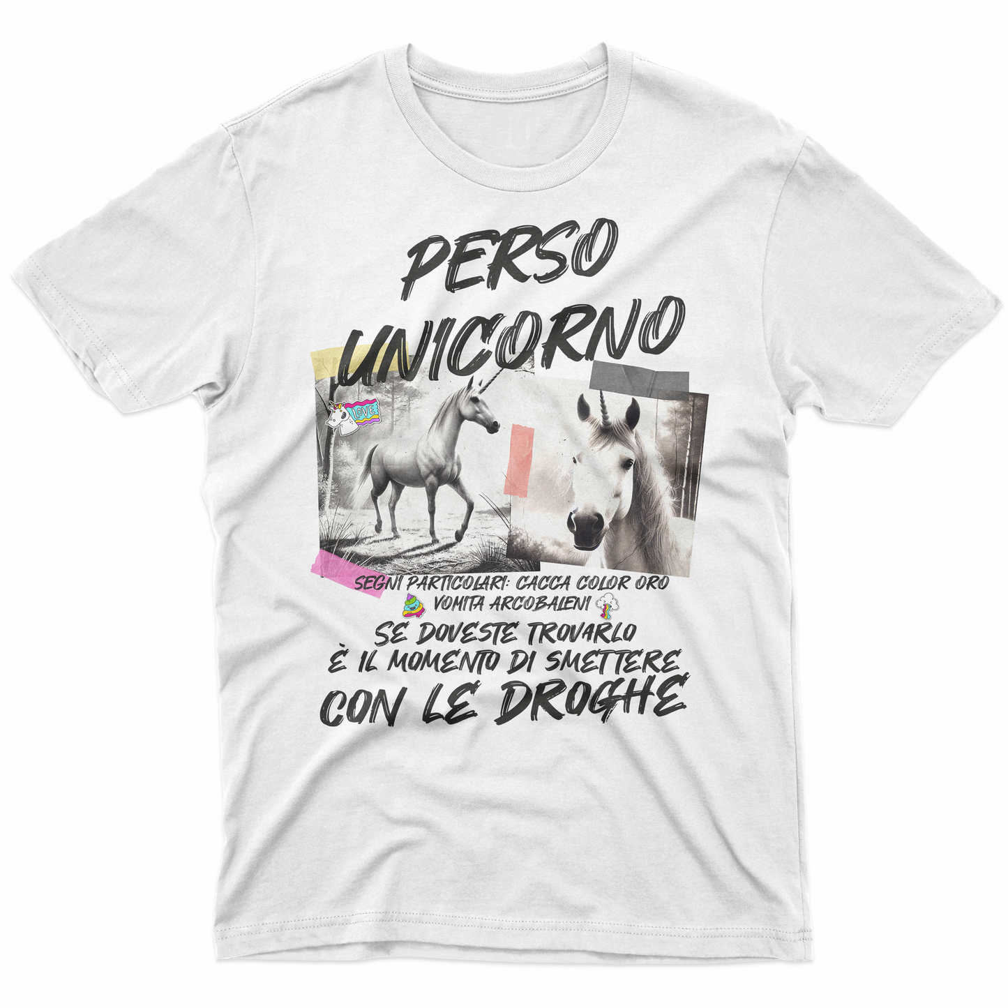 CUC T-Shirt PERSO UNICORNO - se lo trovi smetti  #chooseurcolor