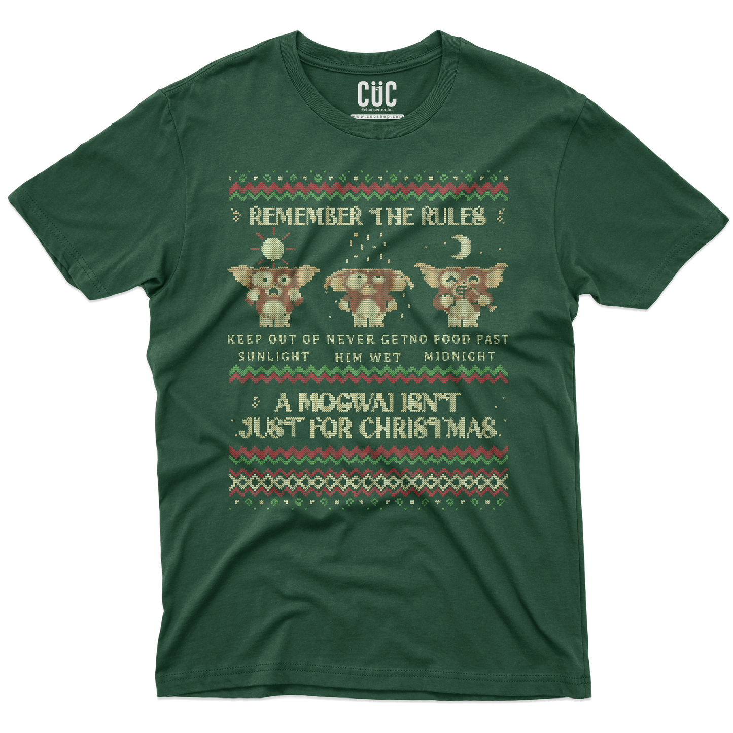 CUC T-Shirt Xmas Maglione - MOGWAI ISN'T JUST FOR CHRISTMAS - gremlins  #chooseurcolor