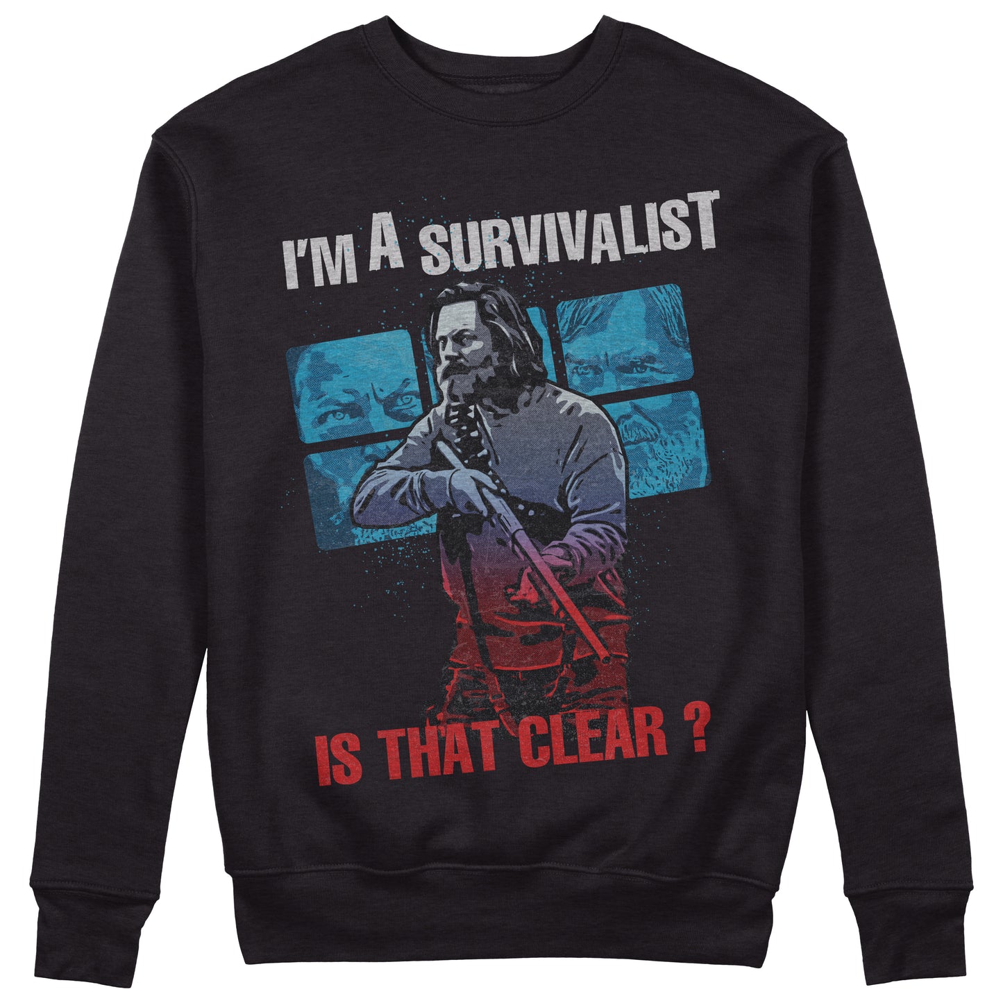 Felpa Girocollo - BILL - The Last of Us - Survival Unisex #chooseurcolor - CUC chooseurcolor