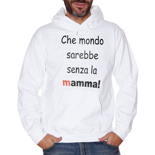 Lavender Felpa Che Mondo Sarebbe Senza La Mamma - DIVERTENTE Choose ur color CucShop