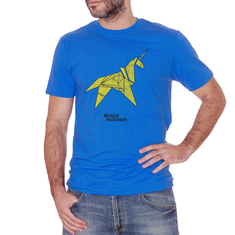 Royal Blue T-Shirt Blade Runner Origami - FILM Choose ur color CucShop