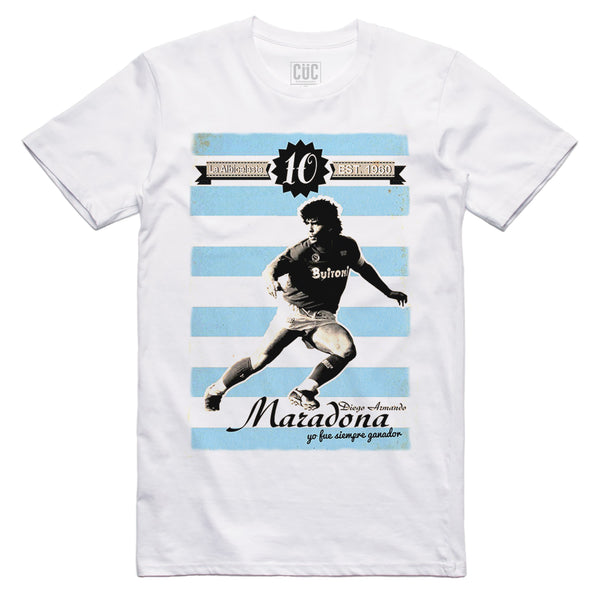 c1 SUPER T-SHIRT maglia mars poliestere maradona tifoso del NAPOLI DIEGO  con autografo stampato, taglie adulti e bambini omaggio PORTACHIAVI – Blu  Super Shop