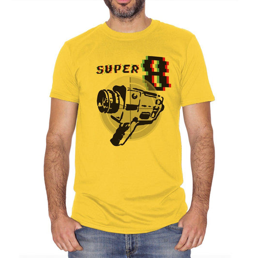 Goldenrod T-Shirt Super 8 Videocamera old school anni 70 - Choose ur Color Cuc Shop