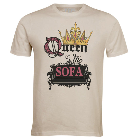 Gray T-shirt King and Queen - Io resto a casa ma con stile - Choose ur Color CucShop